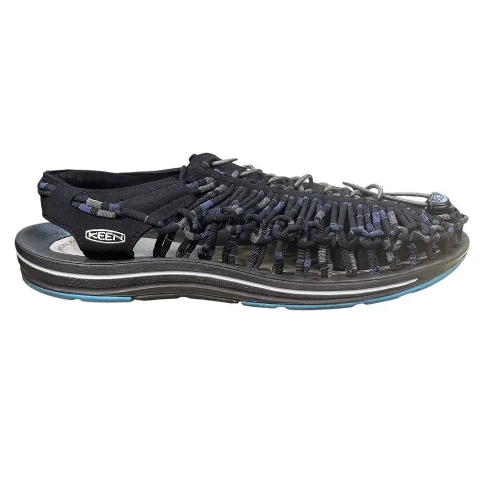 Keen Men's Uneek Cord Grey Blue Hiking Water Sandals Size 13